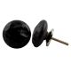 Black Solid Flat Drawer Knob
